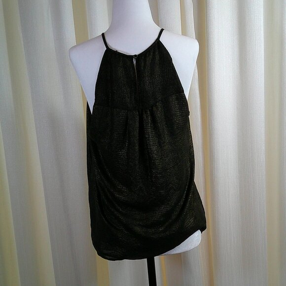 Calvin Klein Sheer Black Halter Tank in size M - Picture 5 of 6